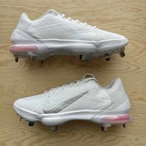 Nike Force Zoom Trout 7 Pro CQ7224-104 Men's Sz 8.5 Baseball White Cleats NWOB
